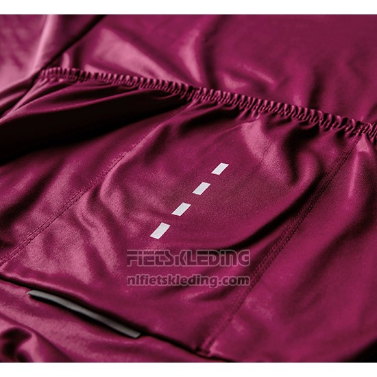 2019 Fietskleding La Passione Blauw Wit Rood Lange Mouwen en Koersbroek